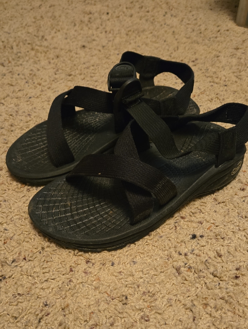 Men’s Chaco Black Strap Sandals - Comfortable Everyday Footwear